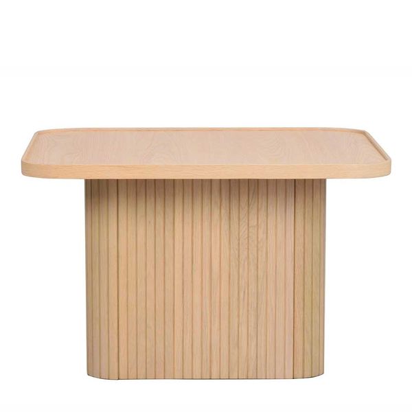 Wohnzimmer Tisch mit quadratischer Tischplatte Siebziger Jahre Look günstig online kaufen