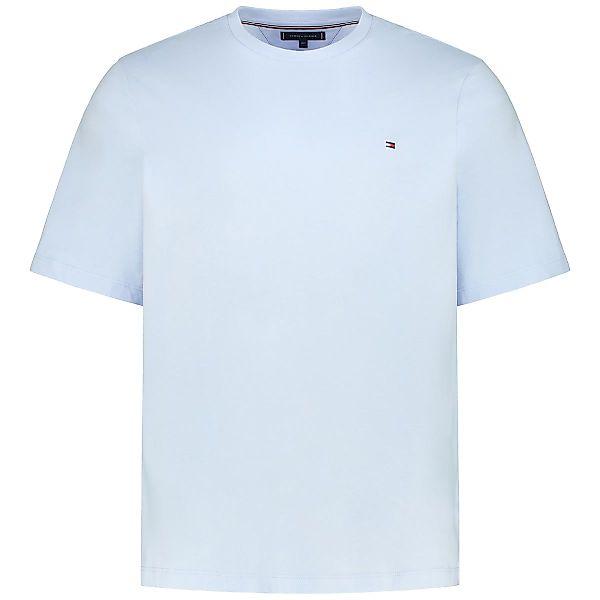 Tommy Hilfiger T-Shirt aus Baumwolle Farbe hellblau Größe: 5XL günstig online kaufen