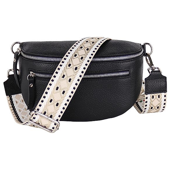 MIRROSI Bauchtasche Damen, Echtleder, Leder, Made günstig online kaufen