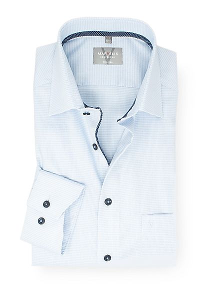 MARVELIS Businesshemd Comfort Fit bequeme Schnittführung günstig online kaufen