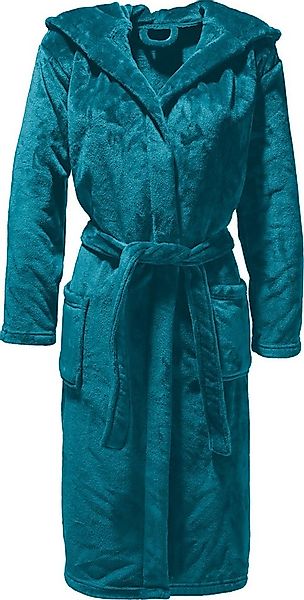 REDBEST Bademantel Unisex-Bademantel "Perris" mit Kapuze, Langform, Fleece, günstig online kaufen