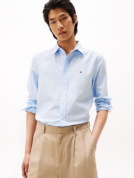 Tommy Hilfiger Langarmhemd DOBBY STRUCTURE RF günstig online kaufen