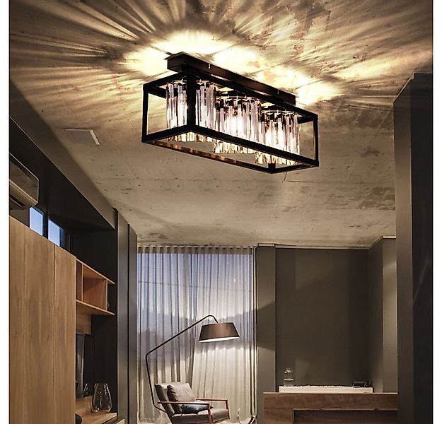 GLOBO LIGHTING Deckenleuchte, Leuchtmittel nicht inklusive, Kristall Decken günstig online kaufen