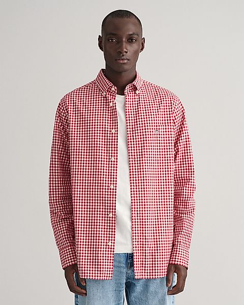 Gant Langarmhemd REG POPLIN GINGHAM SHIRT günstig online kaufen