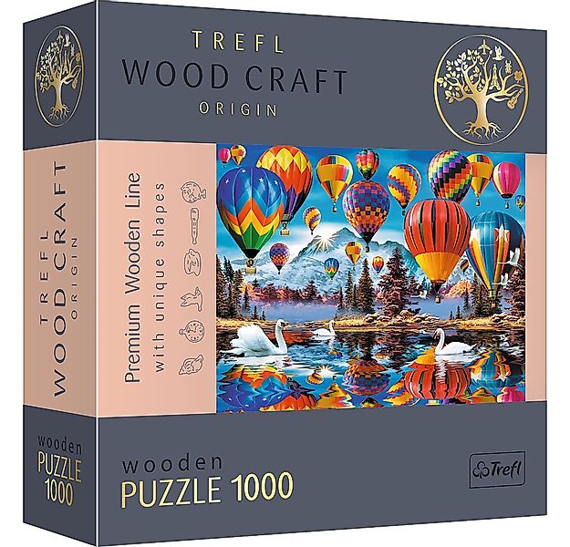 Trefl Puzzle Wood Craft Robinson bunte Ballons 1000 Teile Holzpuzzle, 1000 günstig online kaufen