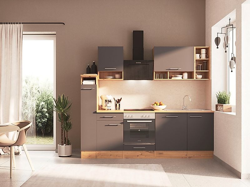 RESPEKTA Küche "Hilde" Breite 250 cm, wechselseitig aufbaubar, exkl. Konfig günstig online kaufen