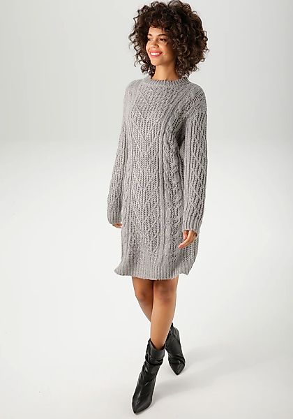 Aniston CASUAL Strickkleid, im trendigen Muster-Mix - NEUE KOLLEKTION günstig online kaufen