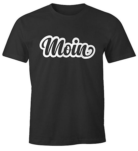 MoonWorks Print-Shirt Moin Herren T-Shirt Fun-Shirt günstig online kaufen