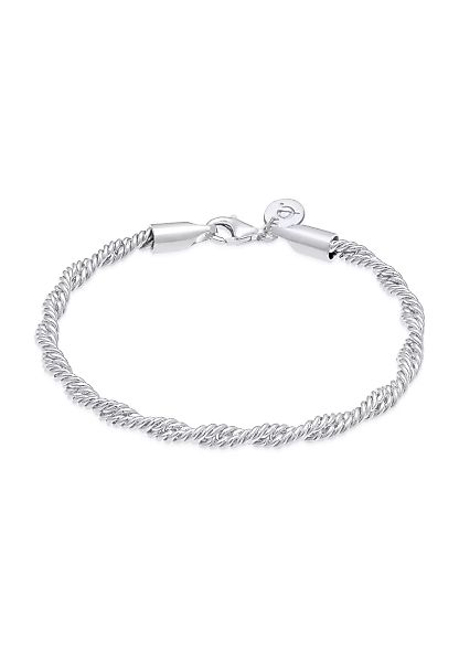 Elli Premium Armband "Kordel Gedreht Elegant Basic 925 Silber" günstig online kaufen