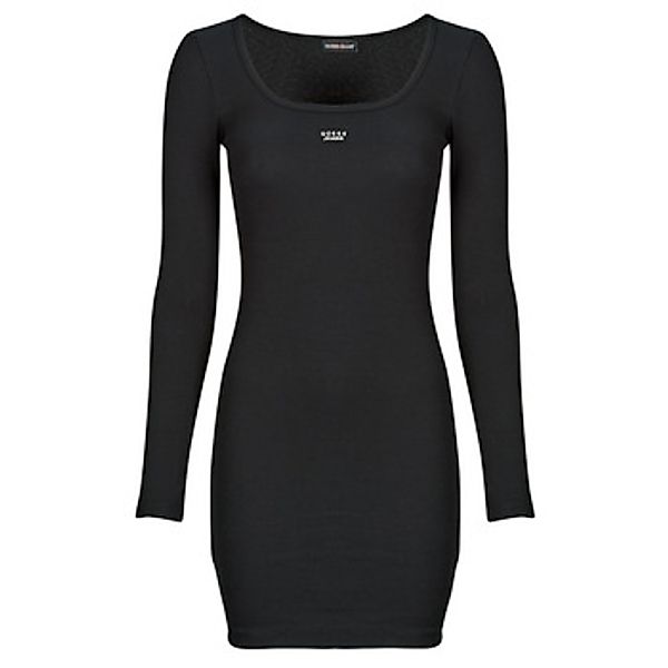 Guess  Kurze Kleider DRESS SLIM RIB EMBRO günstig online kaufen