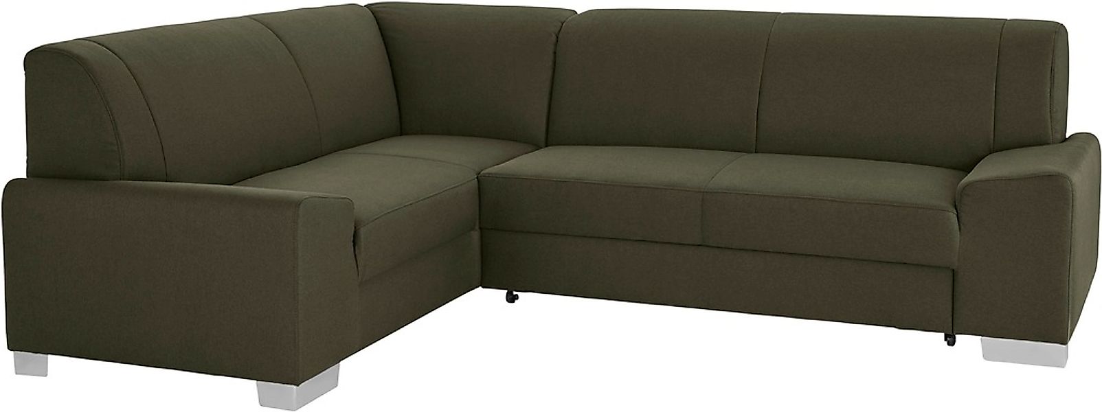 DOMO collection Ecksofa "Anzio in kubischer Formensprache, flache Armlehnen günstig online kaufen