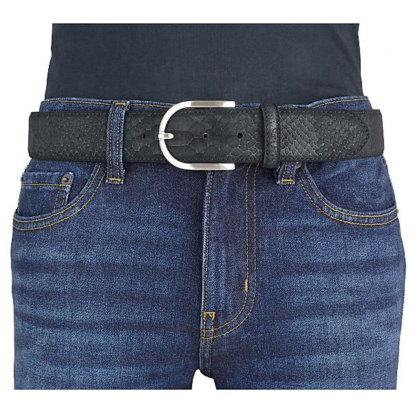 BELTINGER Ledergürtel Damen-Gürtel mit Pythonprägung 4 günstig online kaufen