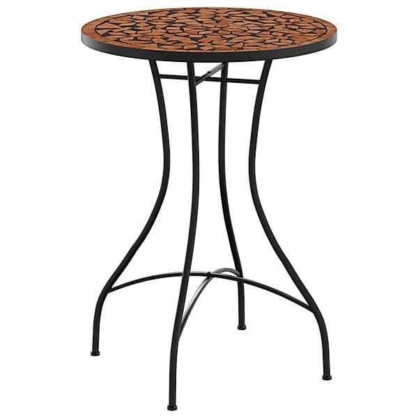 vidaXL Mosaik-Bistrotisch Terrakotta Ø50x70 cm Keramik 4003398 günstig online kaufen