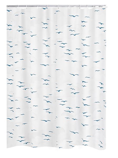 Ridder Duschvorhang Sylt blau Breite 120 günstig online kaufen