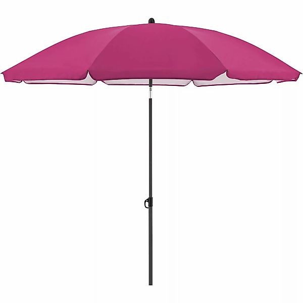 Derby Marktschirm COMO Ø 165 cm Pink mit Handöffner günstig online kaufen