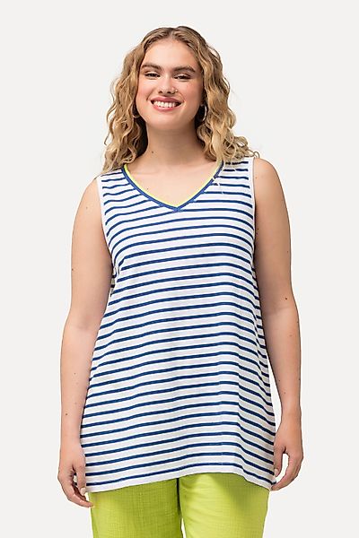 Ulla Popken Longtop Top Ringel A-Linie günstig online kaufen