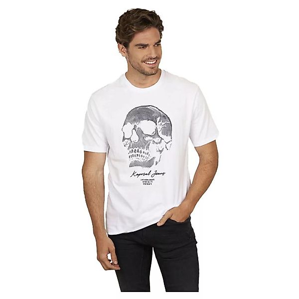 Kaporal Rodik Kurzärmeliges T-shirt L White günstig online kaufen
