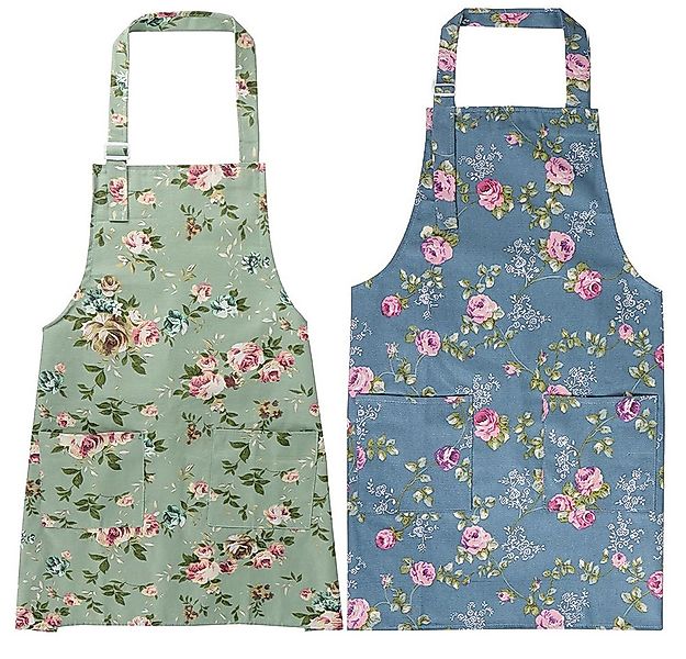 Coonoor Kochschürze Blumenschürze blühende,Verstellbar Schürze,Kochschürze, günstig online kaufen