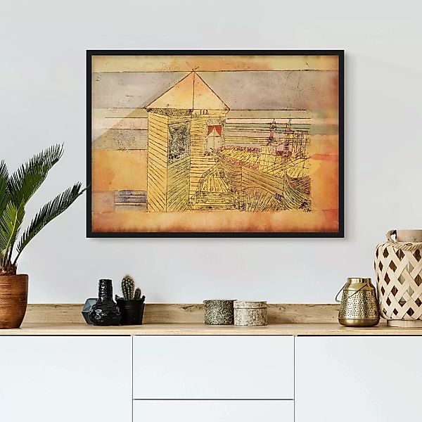 Bild mit Rahmen - Querformat Paul Klee - Wunderbare Landung günstig online kaufen