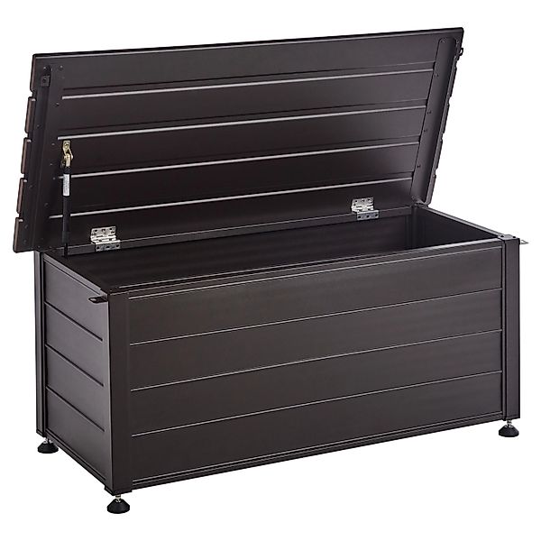Beliani Truhe CAMPALTO Dunkelbraun 50x113x52 günstig online kaufen