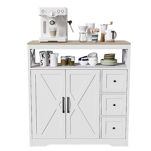 FUROKOY Sideboard Küchenschrank Aufbewahrungsschrank Kommode, Küchenschrank günstig online kaufen