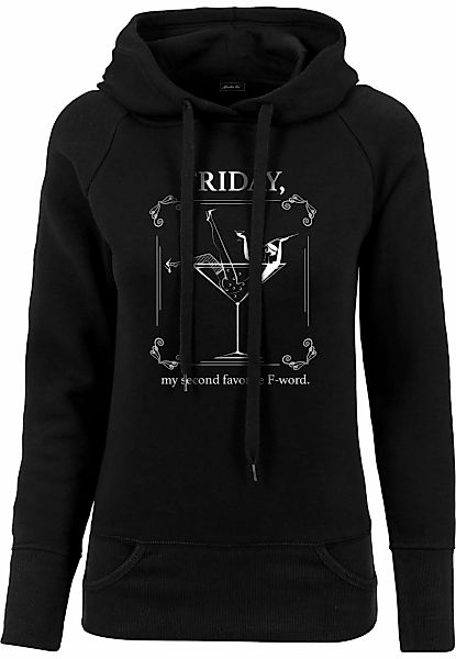 MisterTee Rundhalspullover "MisterTee Damen Ladies F-Word Hoody", (1 tlg.) günstig online kaufen