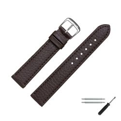 MARBURGER Uhrenarmband 20mm Kunststoff Vegan Braun günstig online kaufen