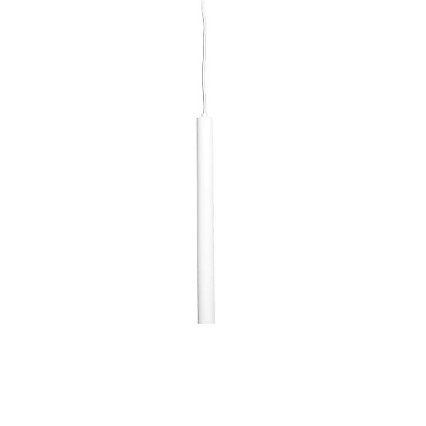 NORR 11 - Pipe One LED Pendelleuchte - weiß/Kabel weiß/Ø 3,5cm/ H: 40cm/80- günstig online kaufen