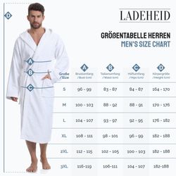 Ladeheid Bademantel Herren Frottee Bademantel aus günstig online kaufen