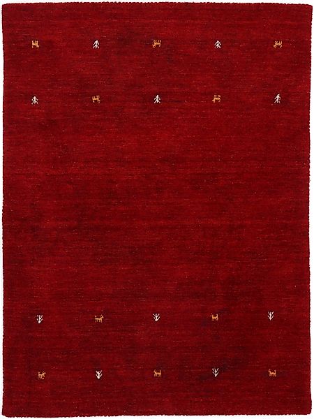 carpetfine Wollteppich »Gabbeh Uni, auch als Läufer und Rund erhältlich«, r günstig online kaufen