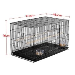 Yaheetech Vogelkäfig, Käfig mit ausziehbarer Schublade günstig online kaufen