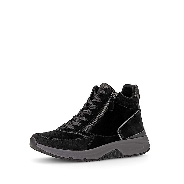 Gabor Sportliche Stiefelette Materialmix Leder Stiefelette günstig online kaufen