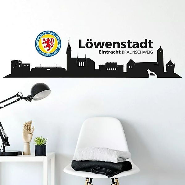 Wall-Art Wandtattoo "Eintracht Braunschweig Skyline", (1 St.), selbstkleben günstig online kaufen