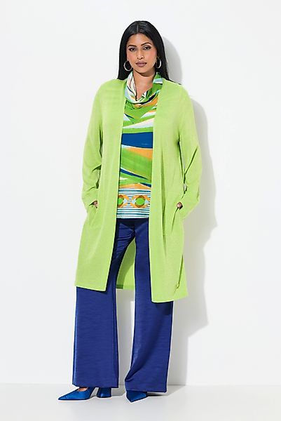 Ulla Popken Langjacke Long-Strickjacke offene Form günstig online kaufen