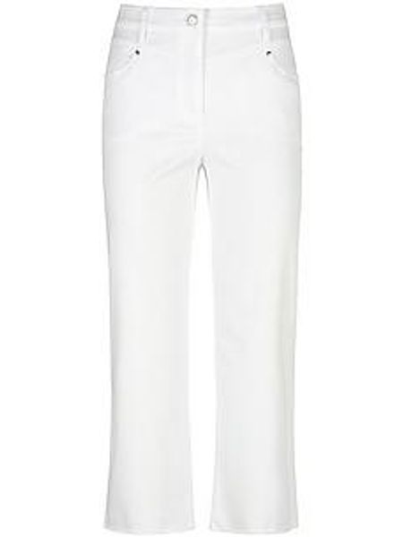 Capri-Hose Passform Sylvia Peter Hahn weiss günstig online kaufen