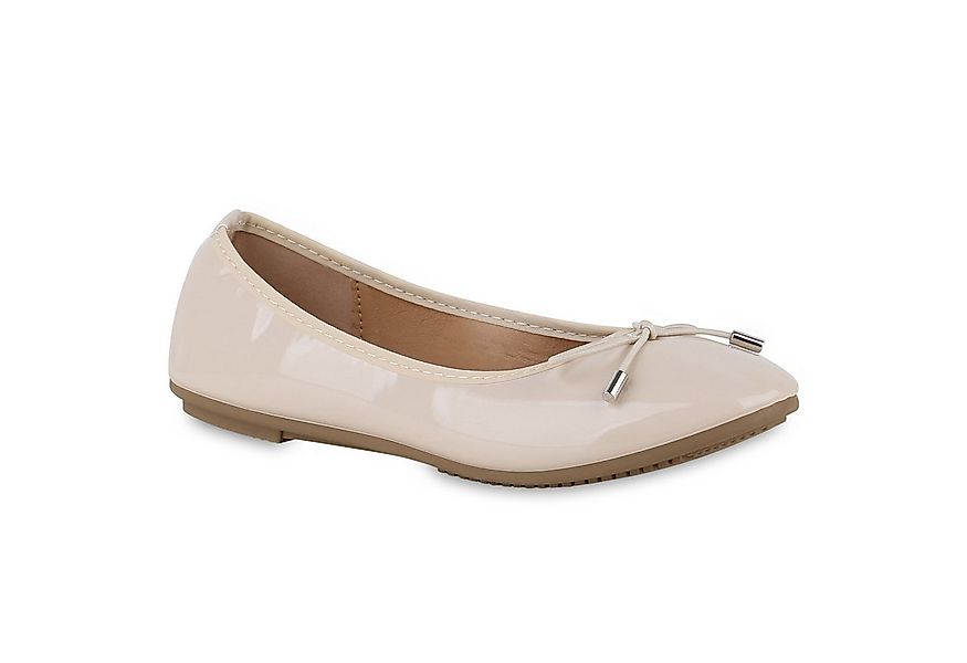 VAN HILL 841029 Ballerina Damen Klassische Ballerinas Lack Schleifen günstig online kaufen