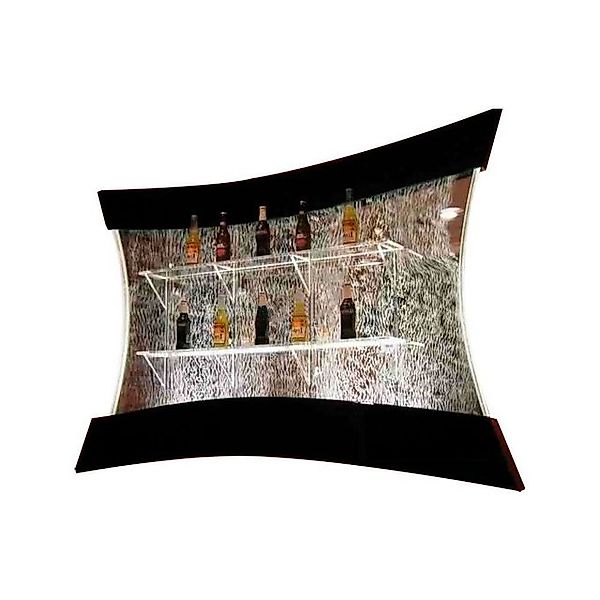 Xlmoebel Barschrank Beleuchtetes LED Regal für Wasserwände an der Bar (Led günstig online kaufen