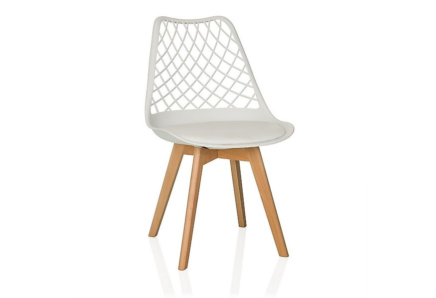hjh LIVING Schalenstuhl Schalenstuhl SCANDI HOL Kunststoff ohne Armlehnen ( günstig online kaufen