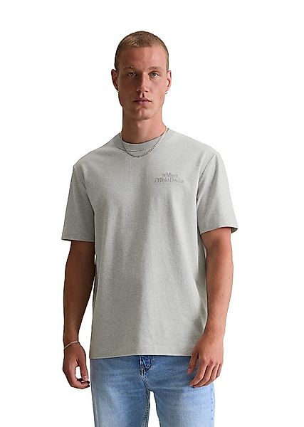 Marc O'Polo DENIM T-Shirt relaxed, Tonale Stickerei, meliert günstig online kaufen