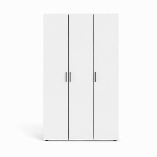 ebuy24 Kleiderschrank Petra Kleiderschrank 3 Türen weiß. günstig online kaufen