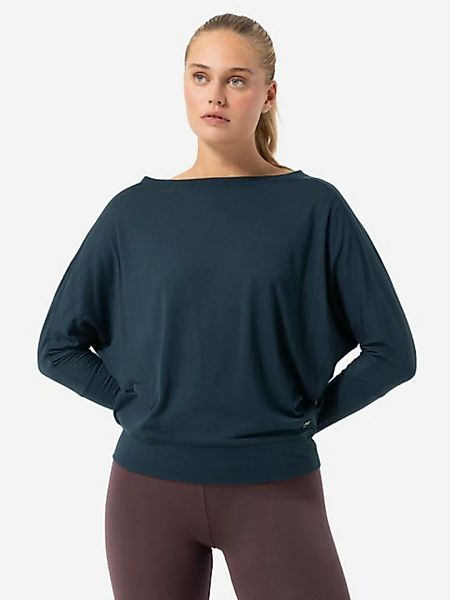 SUPER.NATURAL Langarmshirt für Damen aus Merino W KULA TOP mit leichten Fle günstig online kaufen