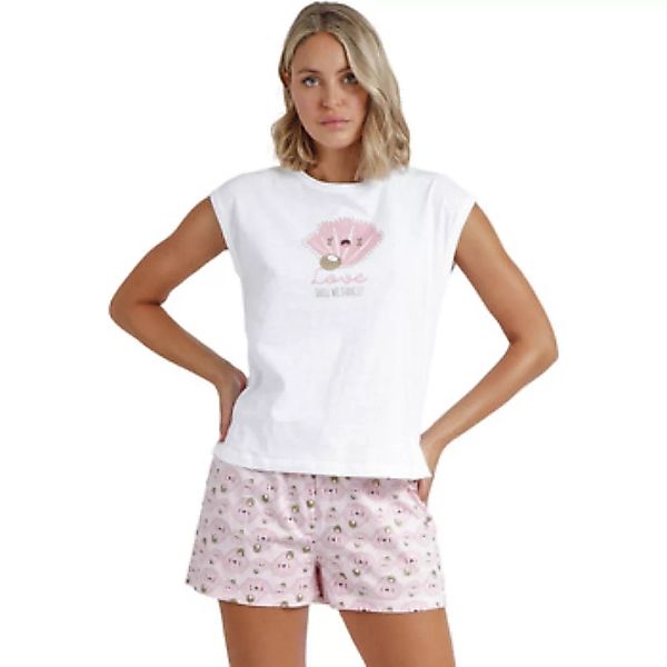 Admas  Pyjamas/ Nachthemden Pyjama Hausanzug Shorts T-Shirt Sea World günstig online kaufen