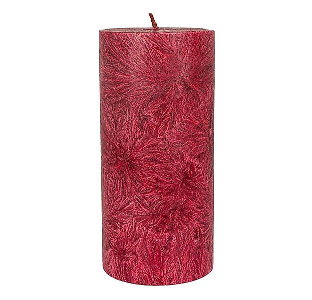 Hahn Kerzenfarm Formkerze Stearin Stumpenkerze - dunkelrot 64x135 mm günstig online kaufen