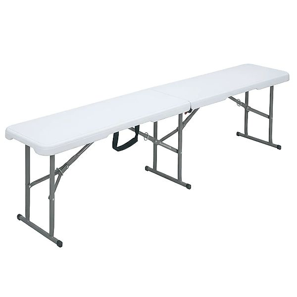 Floordirekt Gartenbank Chiba Klappbare Sitzbank 183 cm Wetterfest 320 kg Be günstig online kaufen