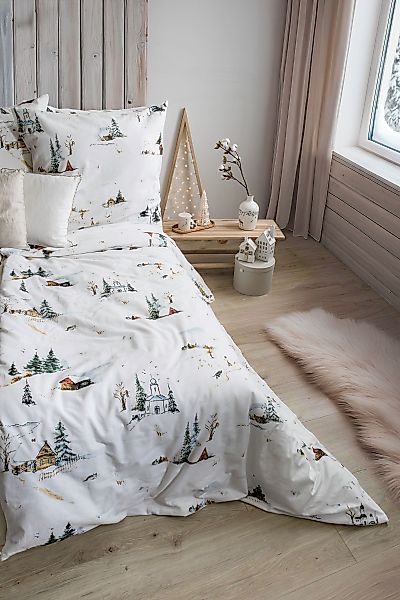 fleuresse Bettwäsche Fleuresse Aspen Biber Bettwäsche günstig online kaufen