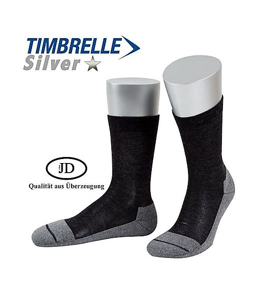 JD Funktionssocken Crew Winter Silberionen-Jagdsocke anthrazit/grau günstig online kaufen