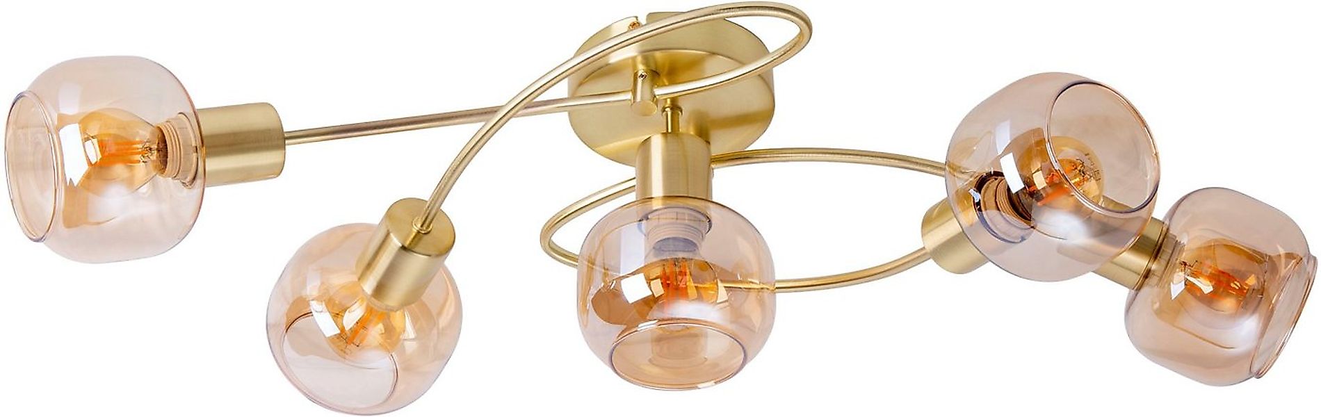 näve Deckenstrahler Libby, ohne Leuchtmittel, 5flg. flexibel verstellbare G günstig online kaufen