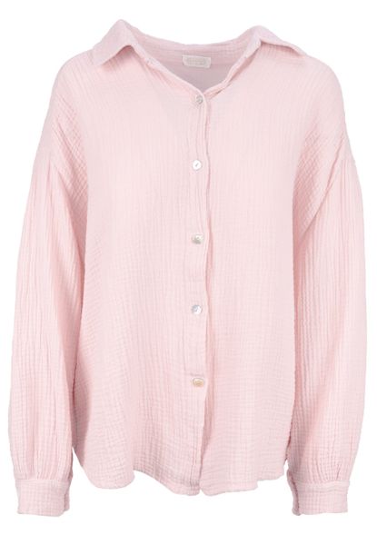 Seasons of April Hemdbluse Oversized Musselinbluse günstig online kaufen