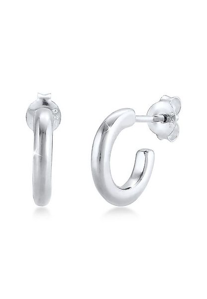 Elli Paar Ohrstecker Creolen Basic Trend Rund 925 Silber günstig online kaufen