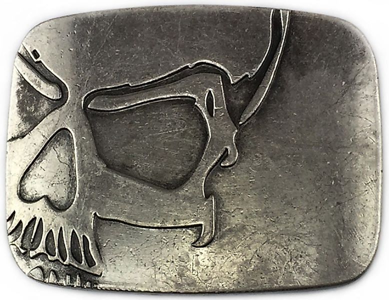 Ware aus aller Welt Gürtelschnalle Skull Totenkopf Motorrad Biker Gürtelsch günstig online kaufen